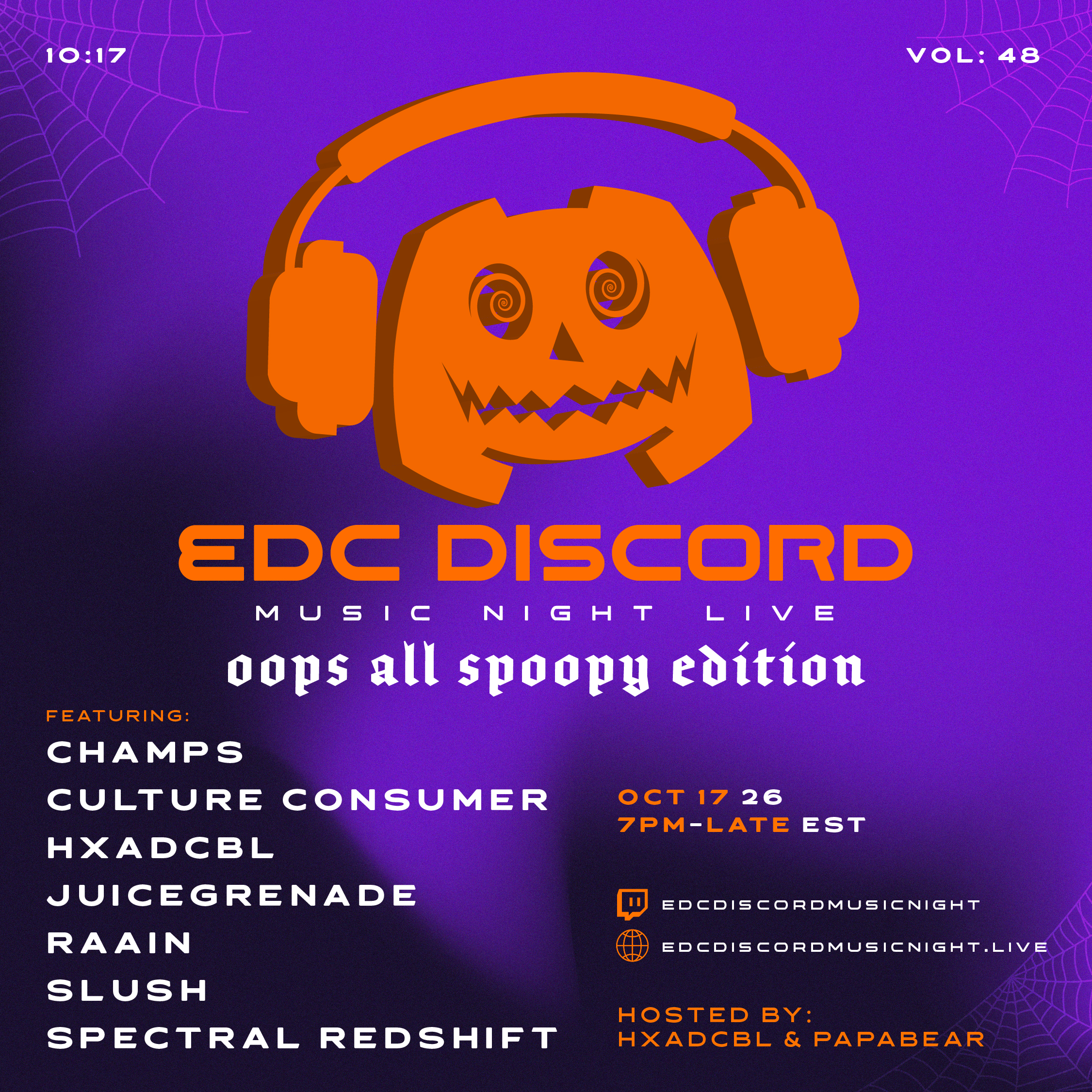 EDC Discord Music Night LIVE Vol 48 cover art